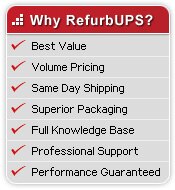 Why RefurbUPS