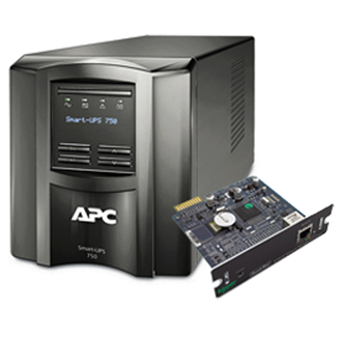 SMT750 with AP9630 SmartUPS LCD Series APC 750VA Tower UPS System  