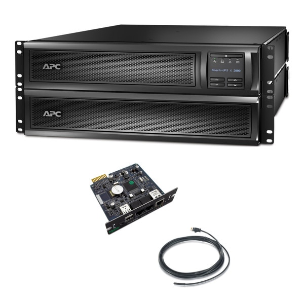 Avo 2000 Rack SMX2200RMLV2UNC with SMX120RMBP2U $999.99 APC Rack UPS | RefurbUPS.com
