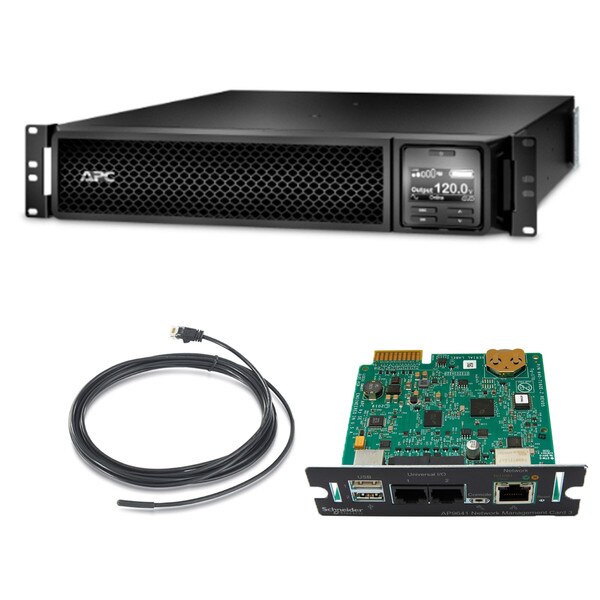 Onduleur APC ON-LINE double conversion Smart-UPS SRT 2 200 VA Rack